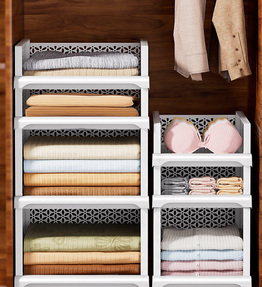 Stackable Clothes Storage Basket