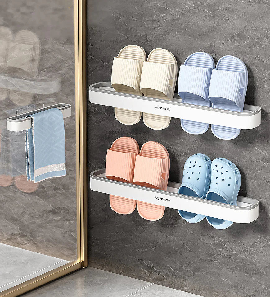 Wall-Mounted Shoe Rack to Save Space Behind the Door Z166