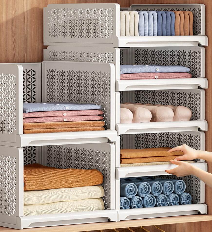 Stackable Clothes Storage Basket