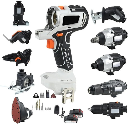 10 in 1 Cordless Power Tool Combo Kit